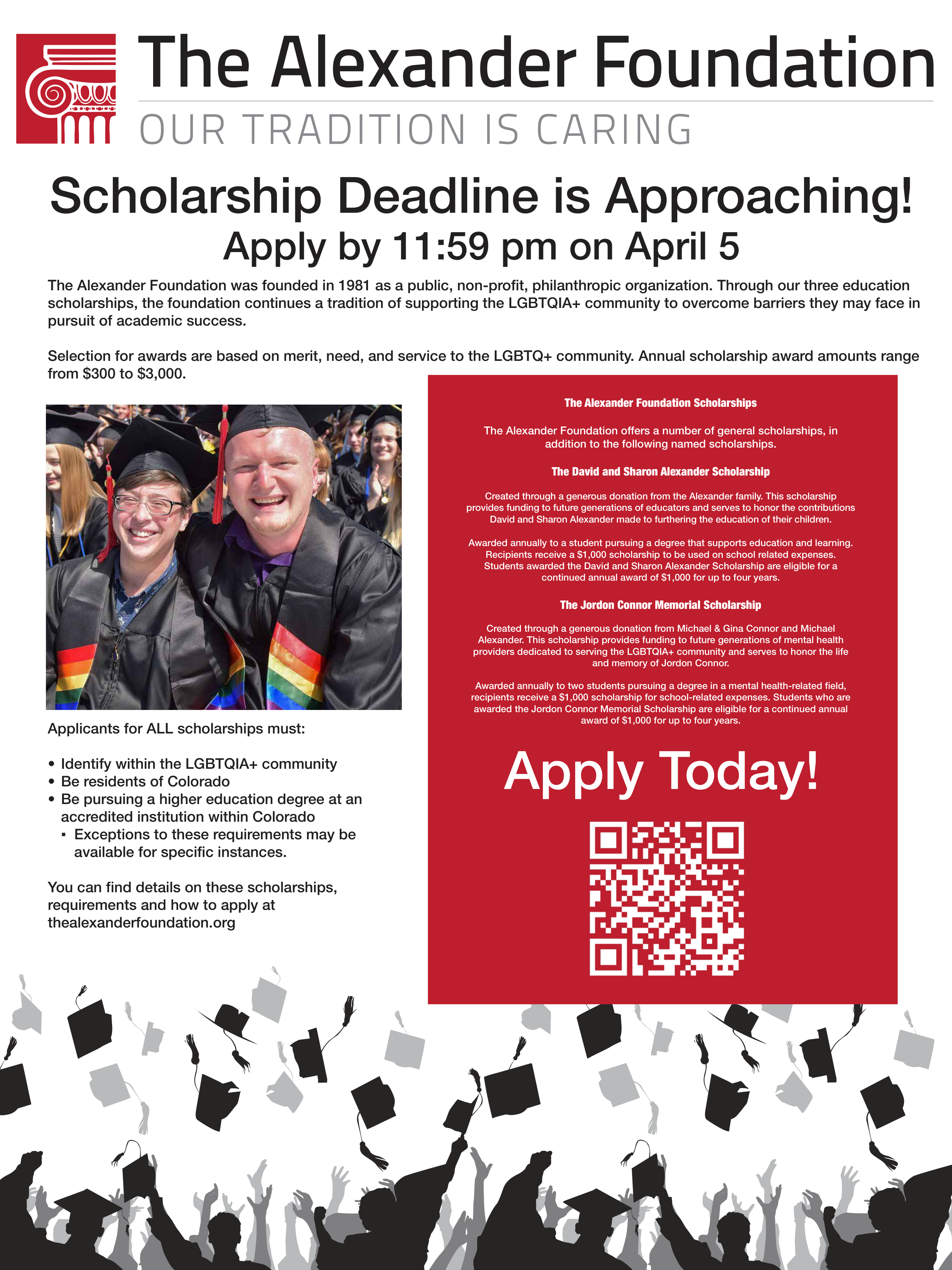TAF Scholarships Poster
